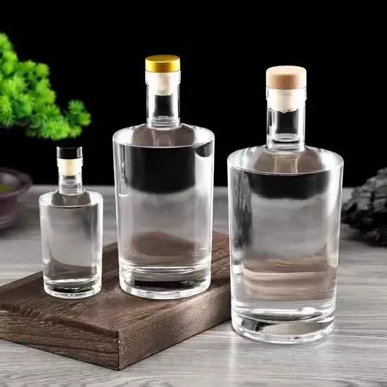 T-Mantarlı 100ml Şüşə Viski Cin Vodka Tekila Butulkaları