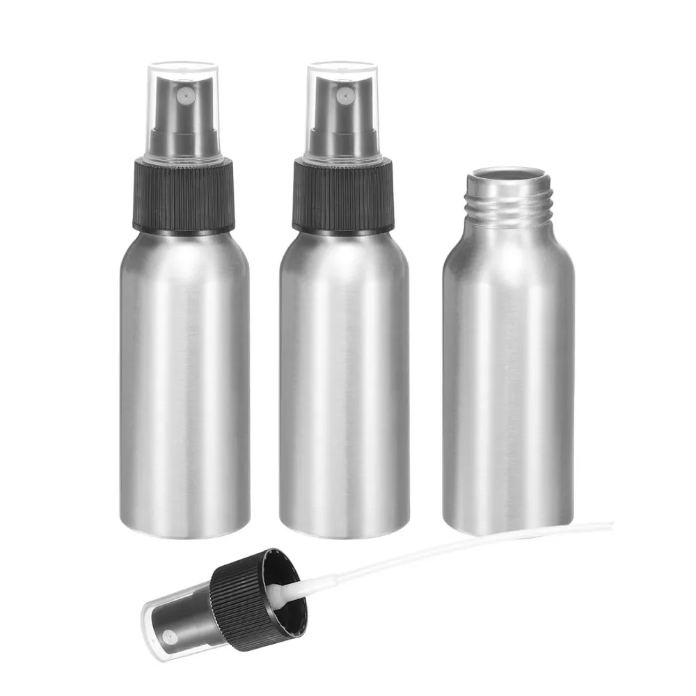 60ml (2oz) Mini Yenidən İstifadə edilə bilən Alüminium İncə Dumanlı Sprey Şüşə