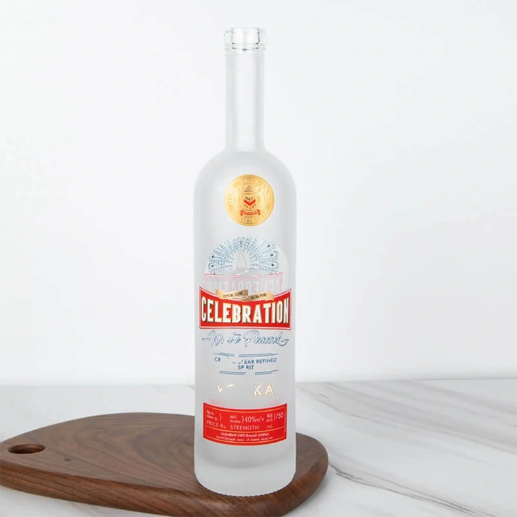 750ml Arizona Dəyirmi Şüşə Spirit Butulka